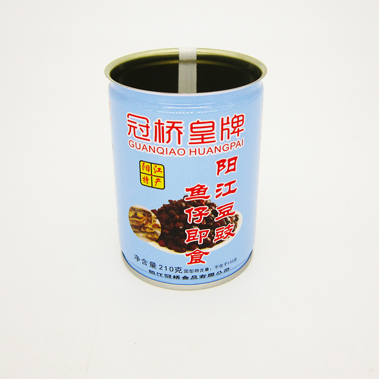 鱼仔豆豉铁罐